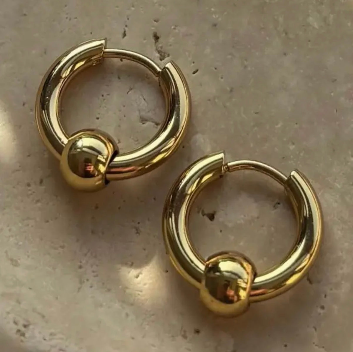 Basic Ohrringe Gold Damen