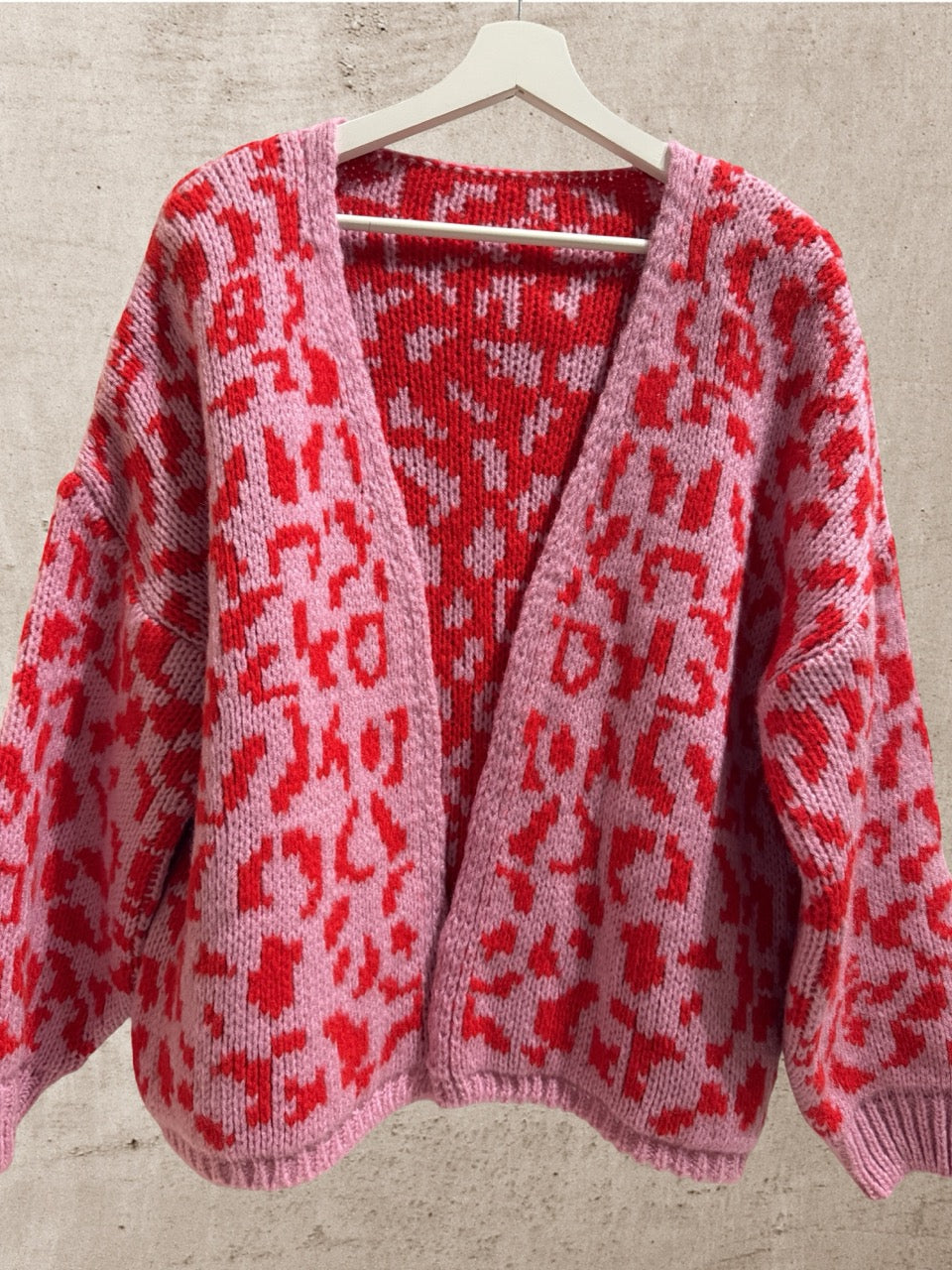 Cardigan Leo Rosá-Rot