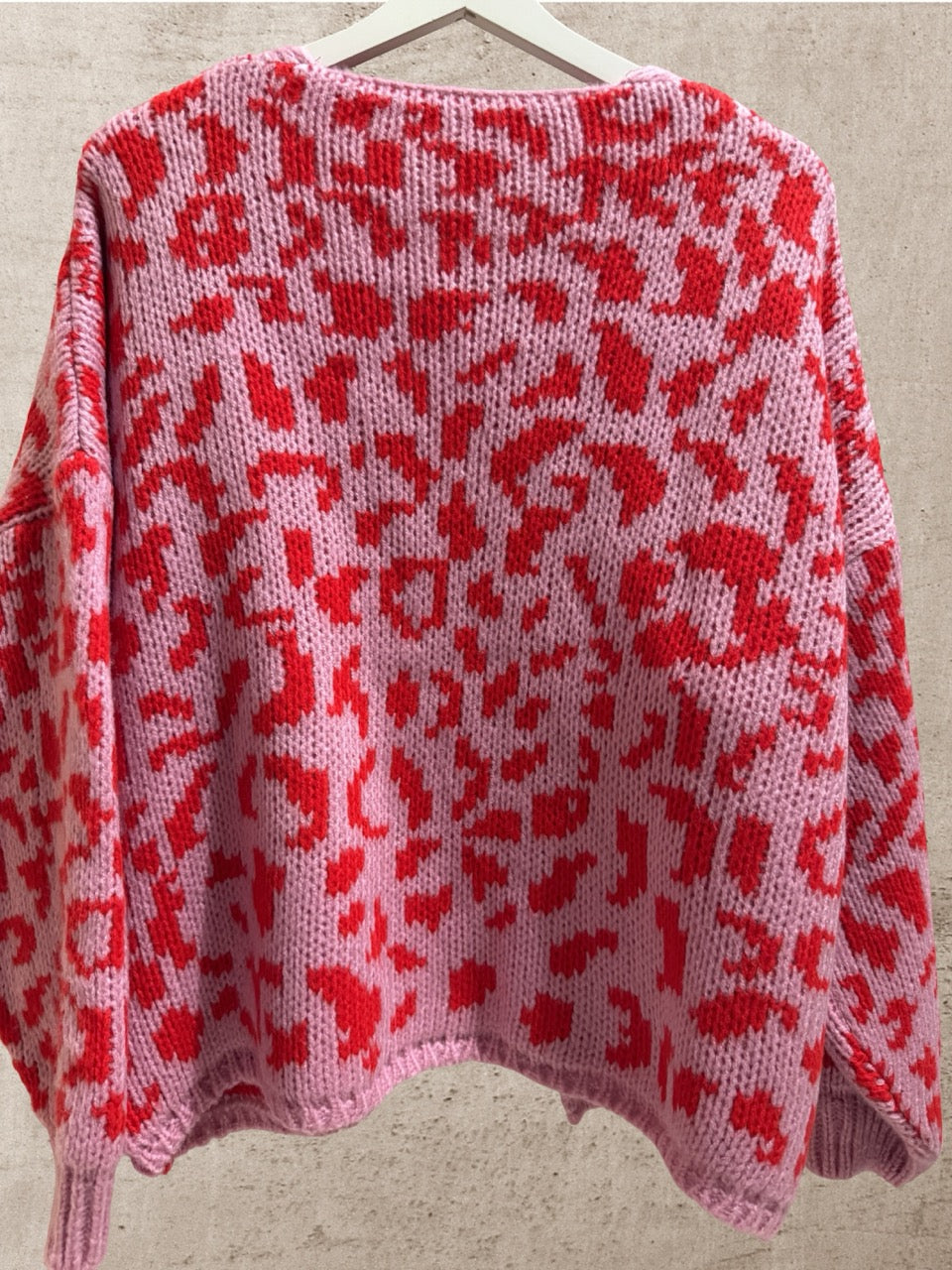 Cardigan Leo Rosá-Rot