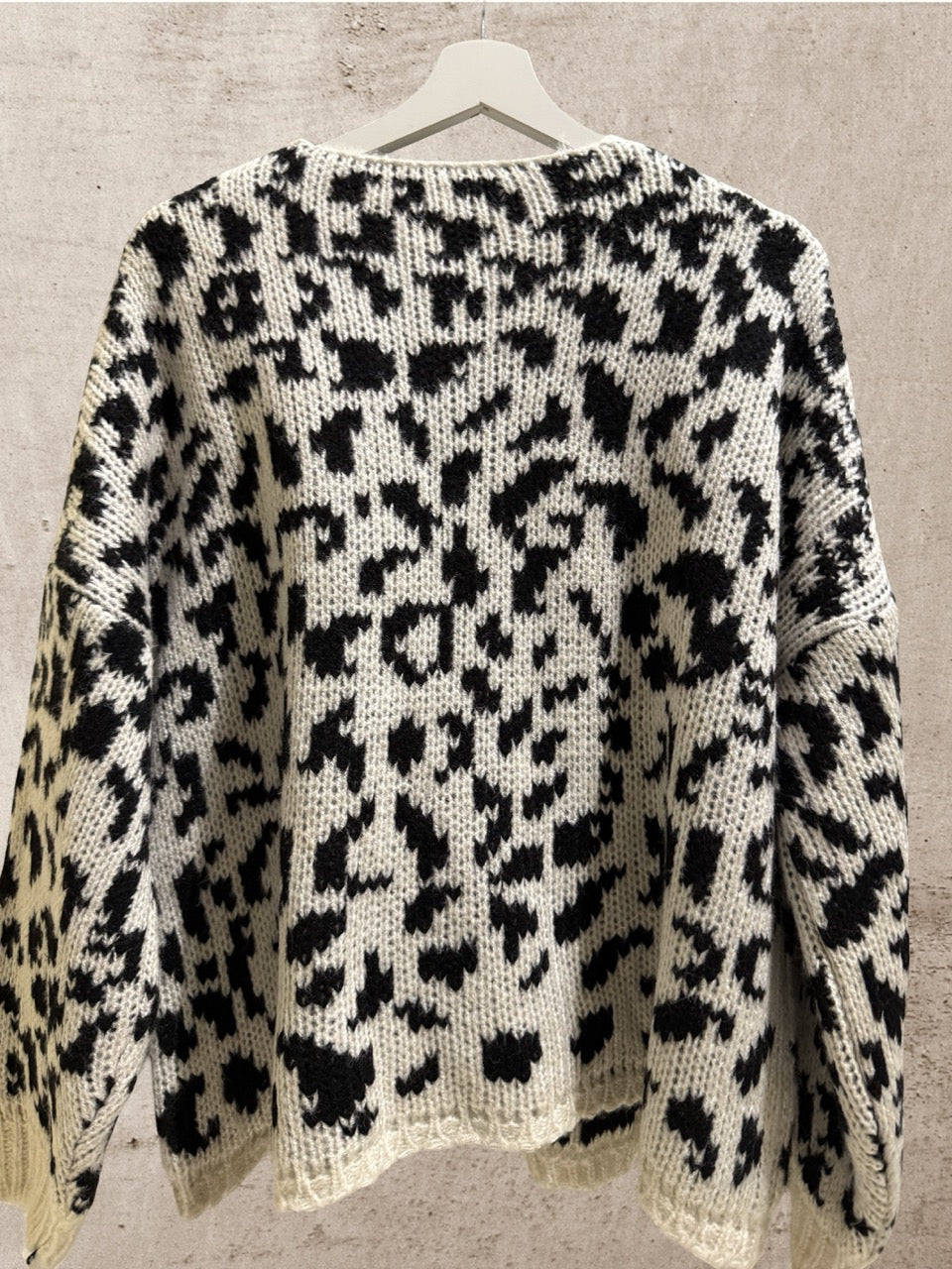 Cardigan Leo Cremé-Schwarz