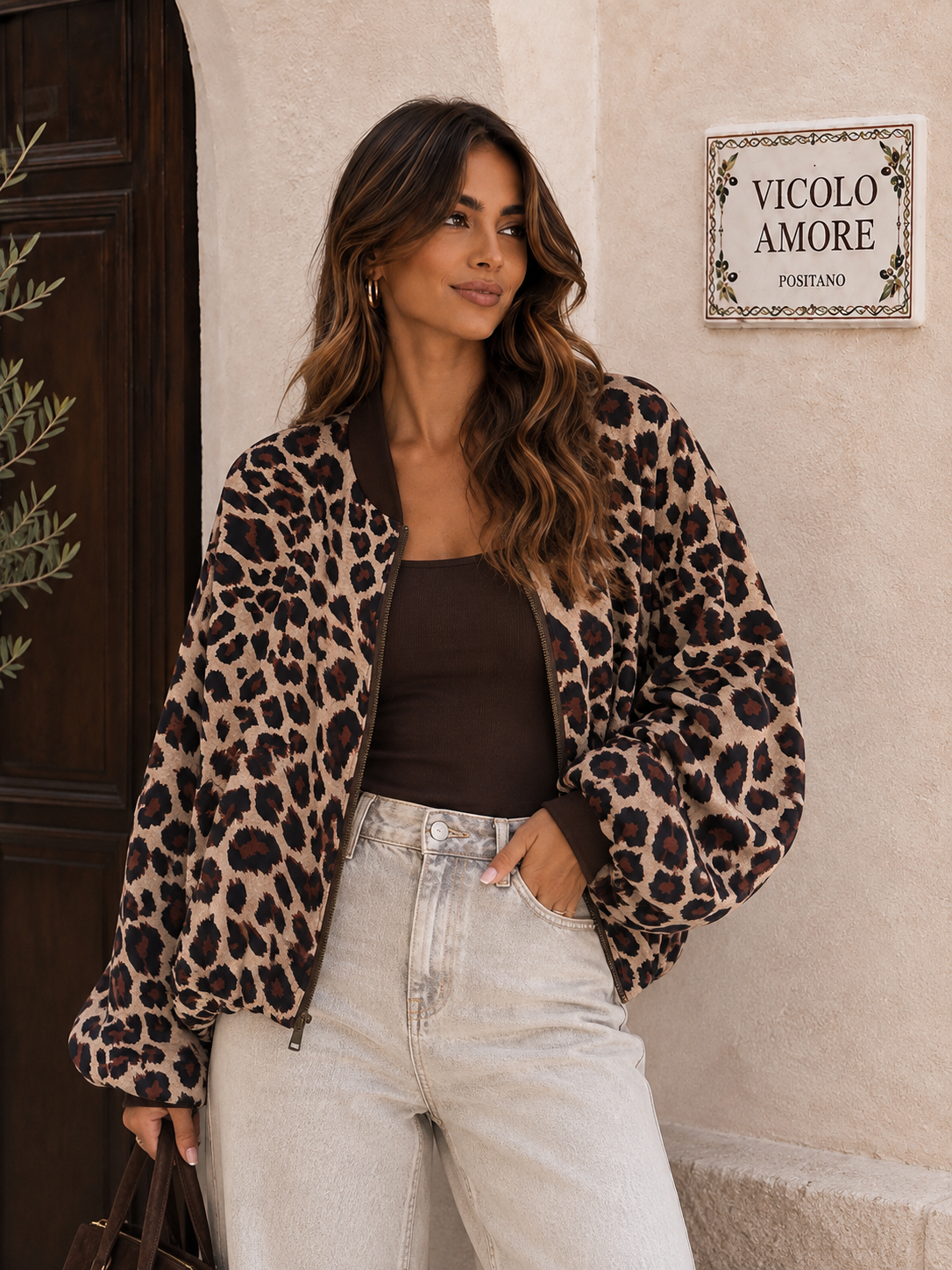 Leo Oversize Blouson Damen Blogger